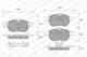 Колодки тормозные дисковые для SAAB 9-3(YS3F), 9-3X WEEN 151-1316 / 23402 - изображение