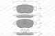 Колодки тормозные дисковые передний для CITROEN BERLINGO(B9), C4(B7,UA#,UD#), DS4, DS5 / PEUGEOT 5008, PARTNER WEEN 151-2629 - изображение