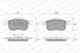 Колодки тормозные дисковые для VOLVO S60, S80(TS,XY), V70(LV,SW), XC70 CROSS COUNTRY WEEN 151-1348 / 23072 - изображение