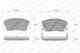 Колодки тормозные дисковые для HYUNDAI ix35(EL,ELH,LM) / KIA CARENS(FJ,UN), SPORTAGE(SL) WEEN 151-2579 / 24501 - изображение