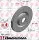 Тормозной диск ZIMMERMANN 100.3301.52 - изображение
