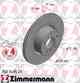 Тормозной диск ZIMMERMANN 150.3495.20 - изображение