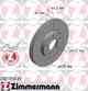 Тормозной диск ZIMMERMANN 250.1350.20 - изображение