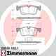 Колодки тормозные дисковые для BMW 1(F21), 2(F22,F23,F87) ZIMMERMANN 25014.183.1 / 25014 Колодки тормозные дисковые для BMW 1(F21), 2(F22,F23,F87) ZIMMERMANN 25014.183.1 / 25014 - изображение