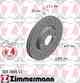 Тормозной диск ZIMMERMANN 320.3806.52 - изображение