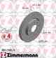 Тормозной диск ZIMMERMANN 380.2168.20 - изображение