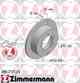 Тормозной диск ZIMMERMANN 380.2171.20 - изображение