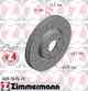Тормозной диск ZIMMERMANN 400.3676.20 - изображение